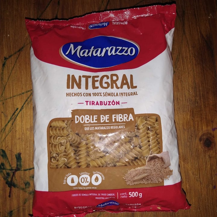 photo of Matarazzo Fideos Integrales Tirabuzón shared by @andreavegana7 on  15 Apr 2021 - review