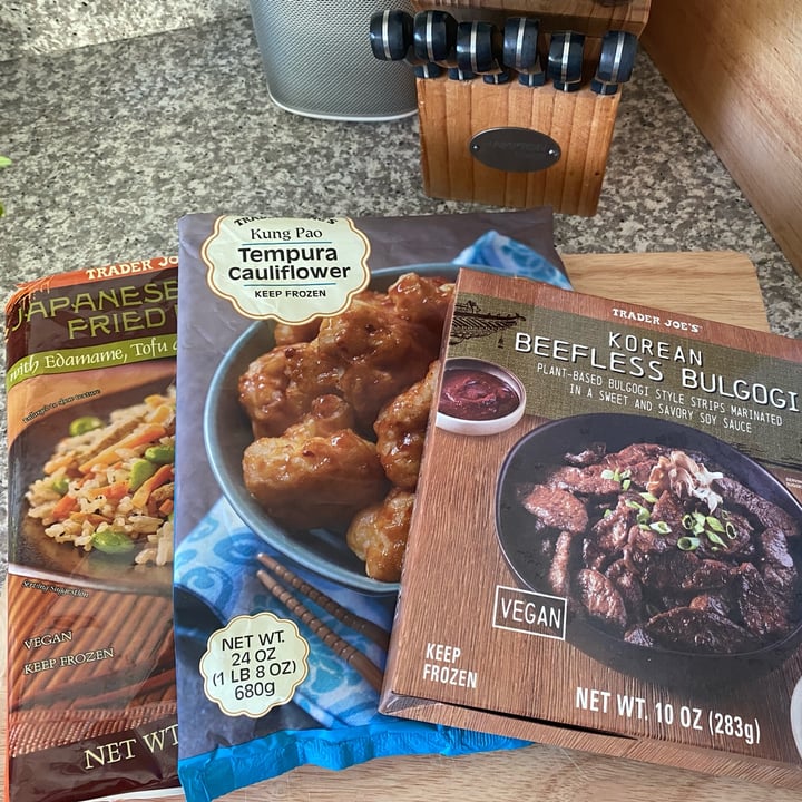 review photo of Trader Joe's Kung Pao Tempura Cauliflower shared by @my3lovesmdd on 28 Sep 2022 - review