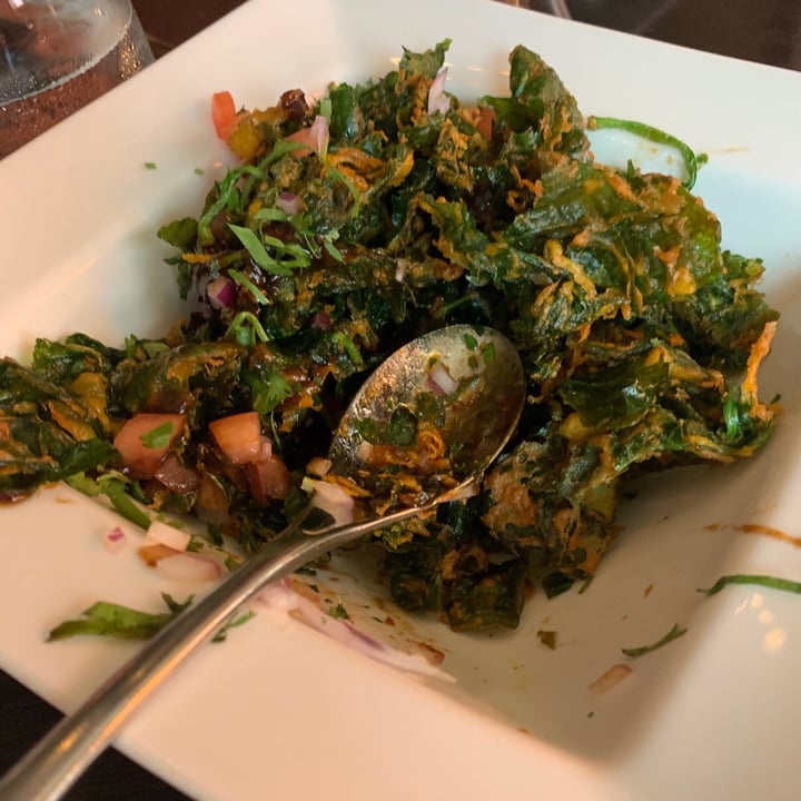 photo of Rasika Palak Chaat Appetizer shared by @natsveganfood on  20 Jul 2021 - review