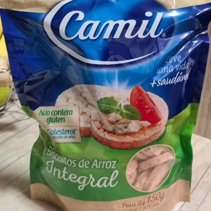 photo of Camil Biscoito de Arroz Integral shared by @janafavero on  21 Apr 2022 - review