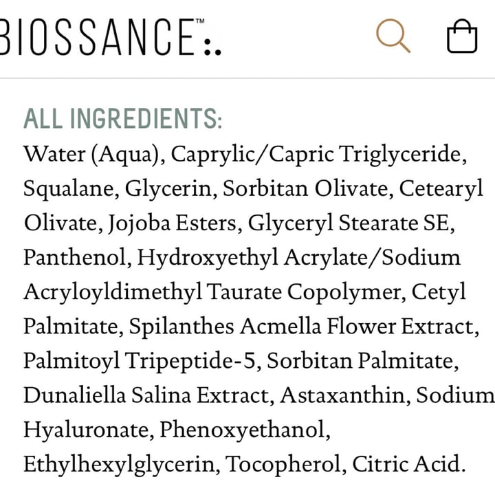 photo of Biossance Squalane + marine algae eye cream shared by @curvycarbivore on  07 Jul 2020 - review