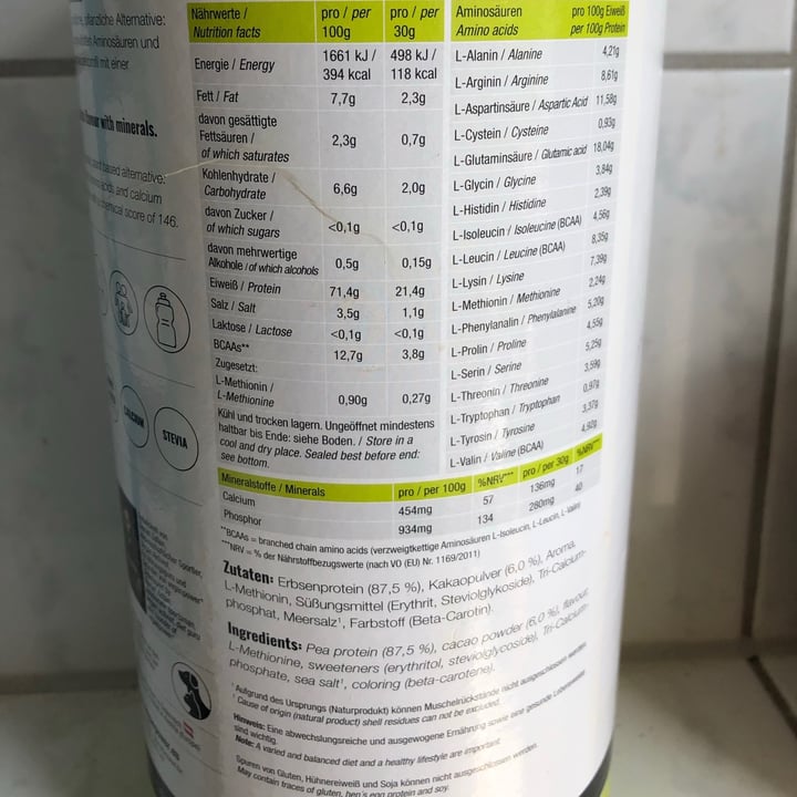 review photo of Veganpower Protein shared by @vegan-fitness on 27 Apr 2020 - review