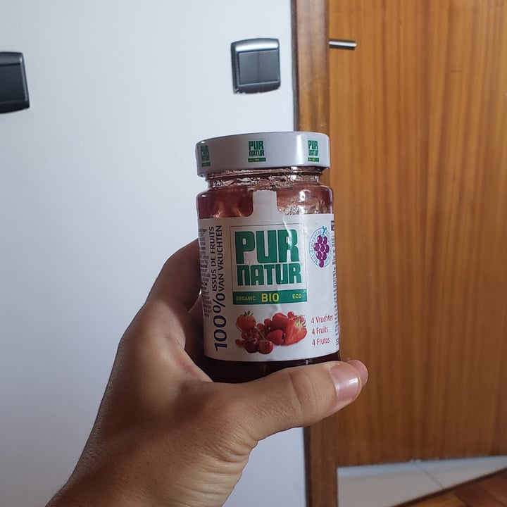 photo of Pur Natrur 4 fruits organic jam shared by @pedrocapellao on  13 Aug 2022 - review