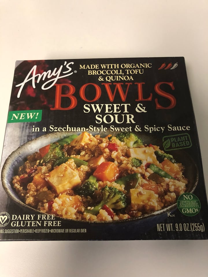 photo of Amy’s Sweet & Sour Bowl shared by @courtlynn on  10 Aug 2019 - review