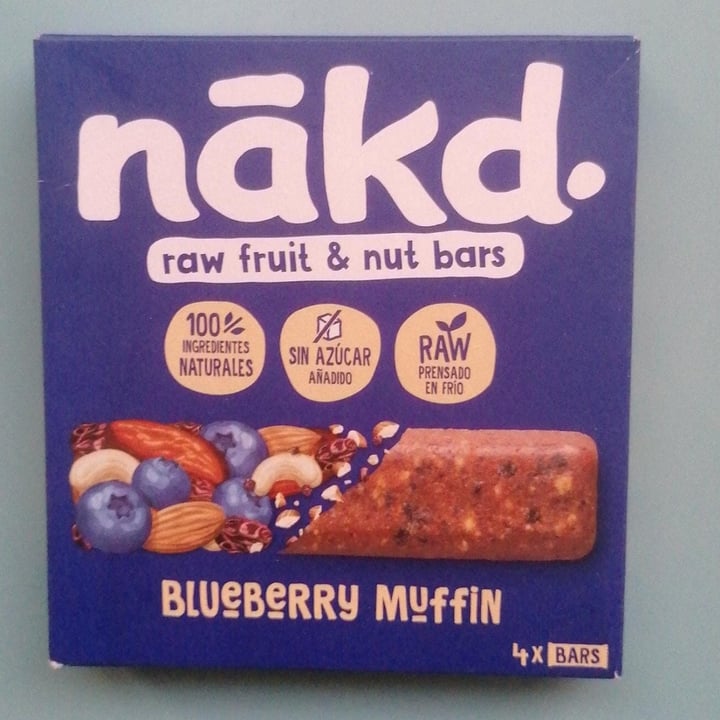 photo of Nākd. Nākd. Blueberry Muffin Wholefood Bars shared by @cristyglez on  16 Sep 2022 - review