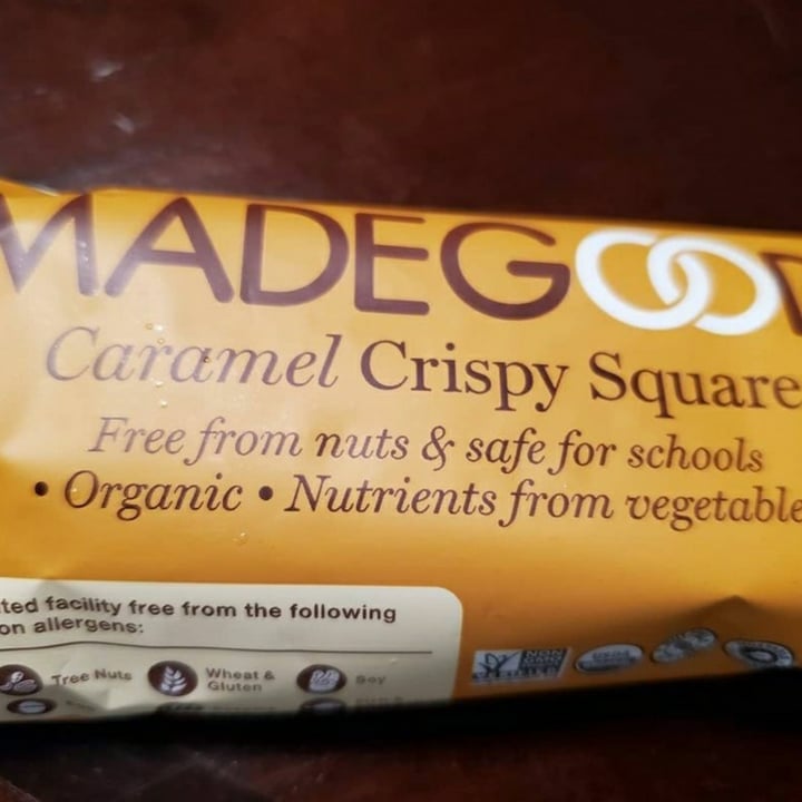 review photo of Made Good Caramel Crispy Squares shared by @wokendope on 25 Aug 2020 - review