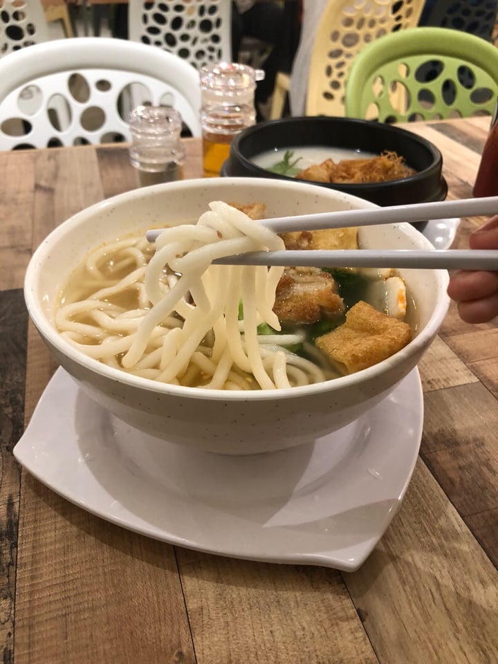 photo of Nature Cafe Spicy Udon with Fried ‘Chicken’ Cutlet shared by @eritakay on  05 Nov 2018 - review