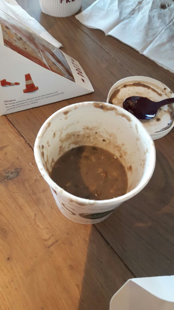 photo of Pret A Manger Mushroom Risotto Soup shared by @darkchocoholic on  29 Dec 2019 - review