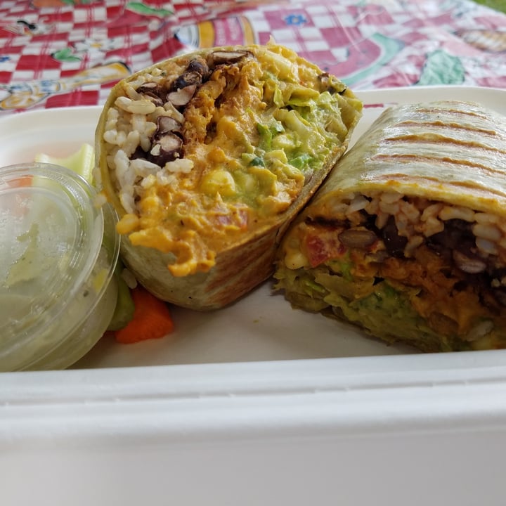 photo of Antiox Juicebar and Wellness Center Grilled Chik'n Burrito shared by @slsbates on  17 Aug 2021 - review
