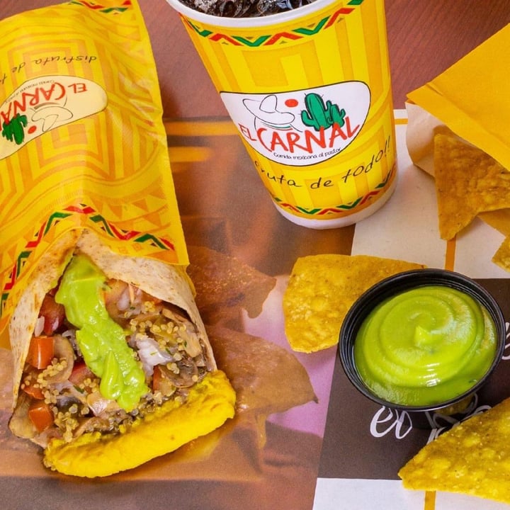 photo of El Carnal Burrito Vegano Tradicional shared by @veganosrecomiendo on  26 Nov 2020 - review