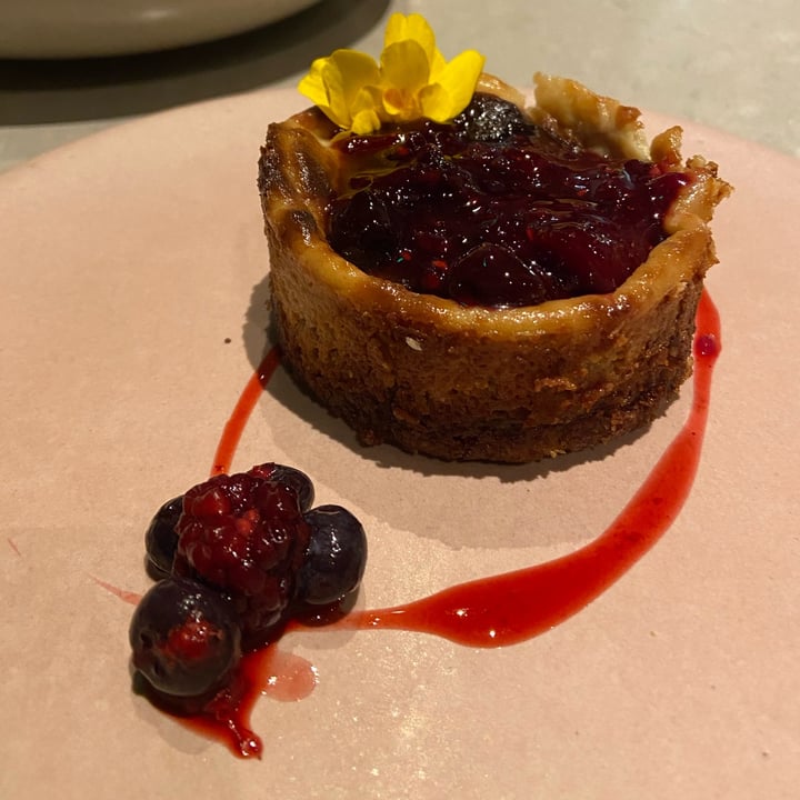 photo of Mudrá Cheesecake de frutos rojos shared by @veganeandoenbsas on  25 Jan 2022 - review