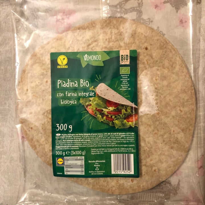 photo of Vemondo Piadina bio integrale shared by @7ale on  05 Apr 2022 - review