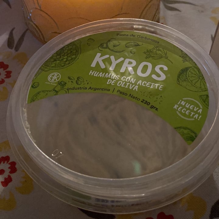 photo of Kyros Hummus con Aceite de Oliva shared by @rosurose on  09 Oct 2022 - review