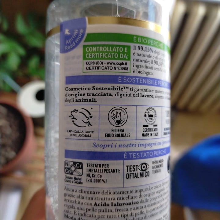 review photo of I Provenzali Acqua Micellare Biologica. Argan Con Acido Ialuronico shared by @nnina on 01 Aug 2022 - review