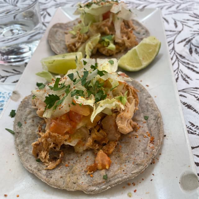 Foto do prato “Jackfruit tacos”