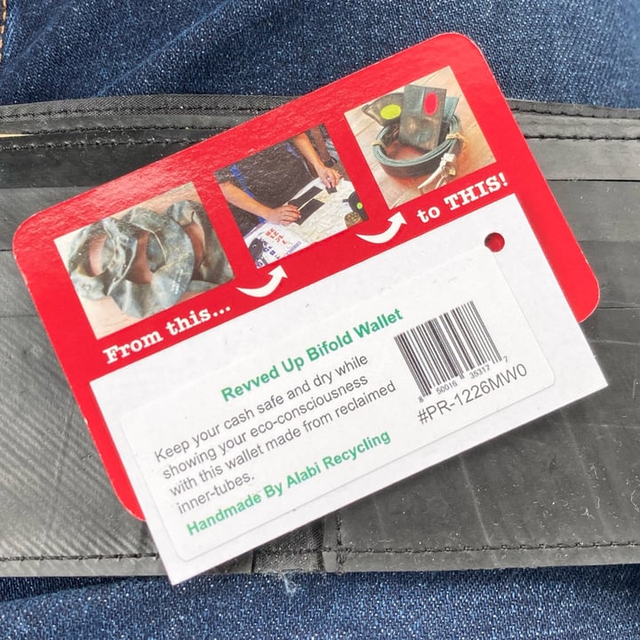 review photo of Revy Fair Trade Revved Up Bifold Wallet shared by @alphanumer1c on 17 Nov 2021 - review