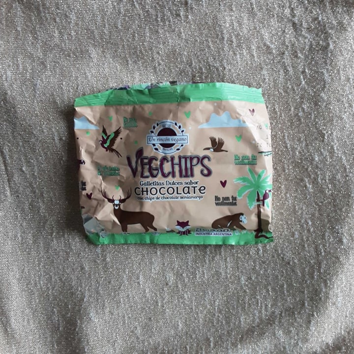 review photo of Un Rincón Vegano Vegchips Galletitas Dulces sabor Chocolate shared by @veve on 06 Jan 2021 - review
