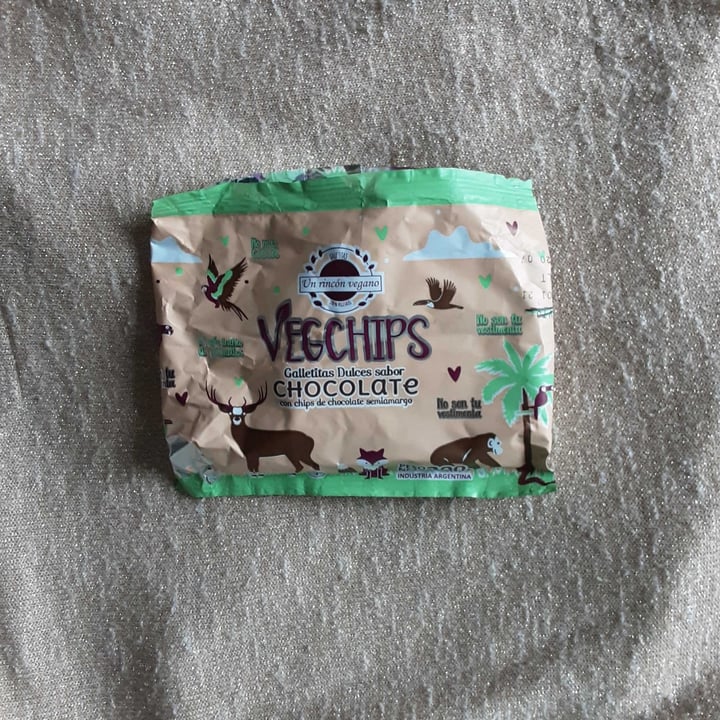 photo of Un Rincón Vegano Vegchips Galletitas Dulces sabor Chocolate shared by @veve on  06 Jan 2021 - review