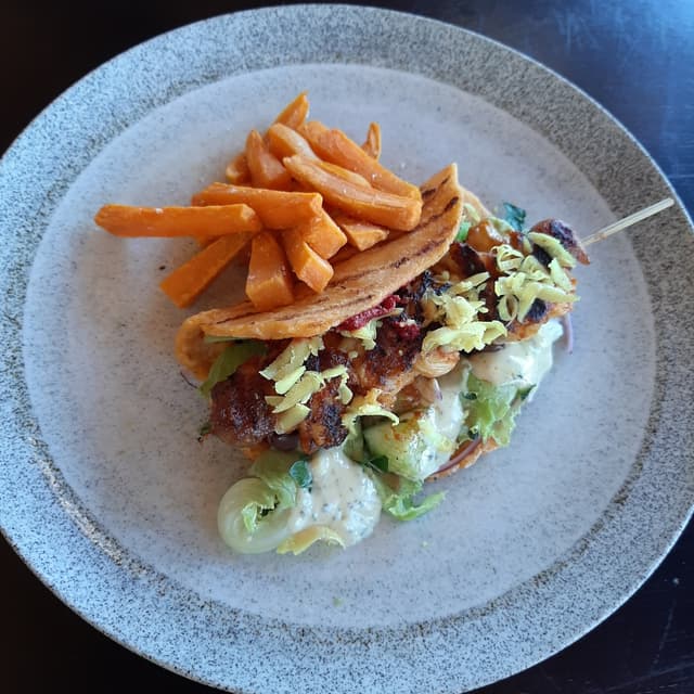 Photo of the dish “Ubud Souvlaki”