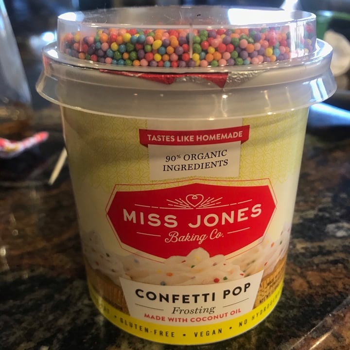 photo of Miss Jones Baking Co Confetti Pop Frosting shared by @crisell on  05 Jul 2020 - review