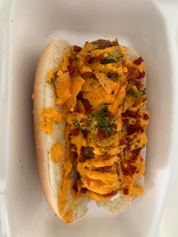 photo of Veggie Dojo Nacho cheese and bacon hotdog shared by @antchao on  01 Feb 2020 - review