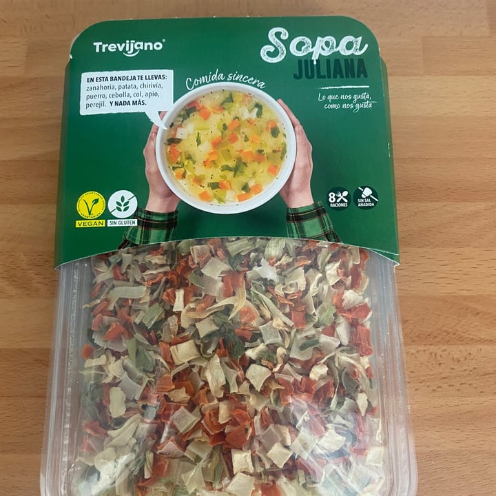 photo of Trevijano Sopa juliana shared by @thebestvegan on  06 Jul 2021 - review