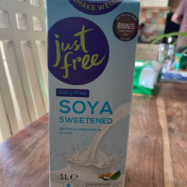 photo of Just Free Soya sweetened shared by @earthsoul on  10 Jul 2022 - review