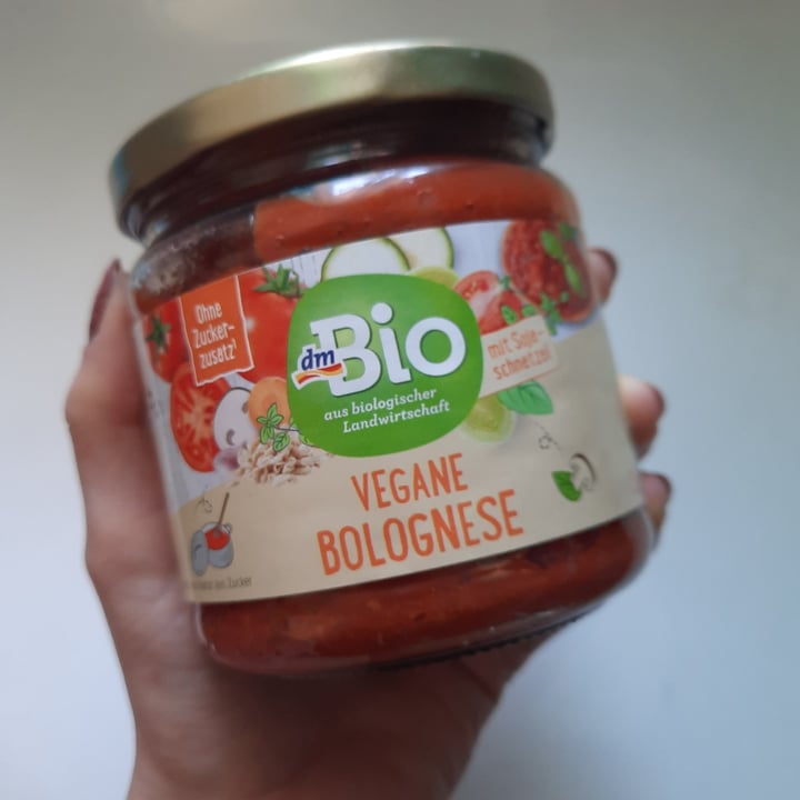 photo of dmBio Vegane Bolognese shared by @acilegna on  10 Apr 2022 - review