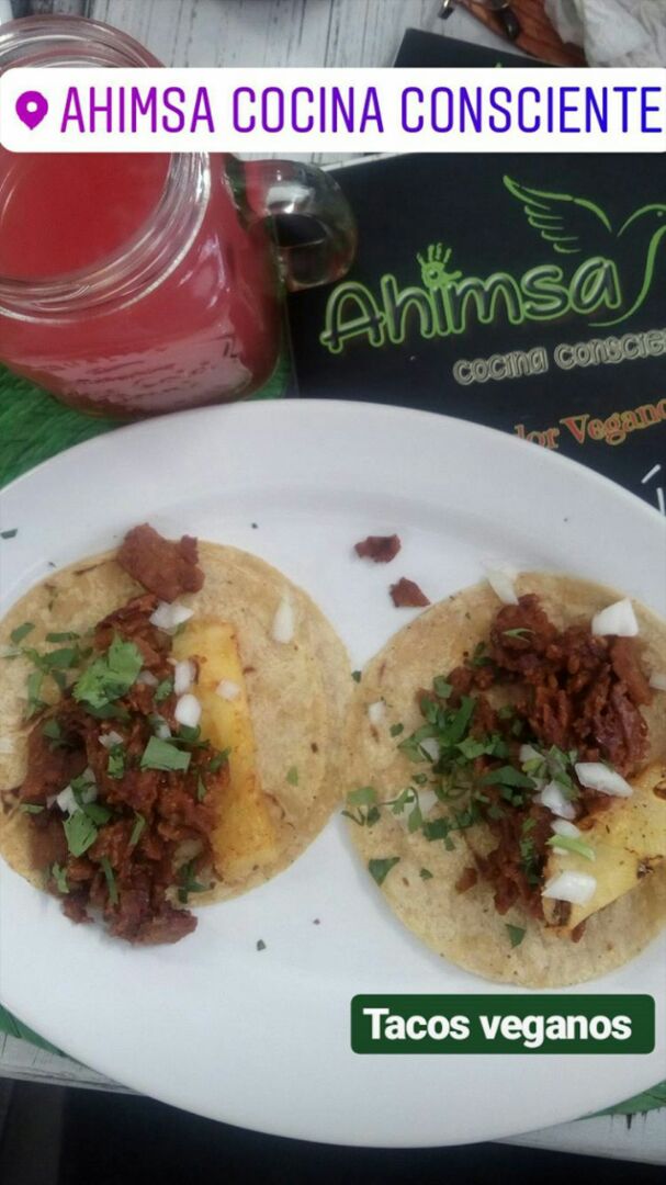 photo of Ahimsa Cocina Consciente Tacos Al Pastor shared by @abbygo on  06 Mar 2020 - review