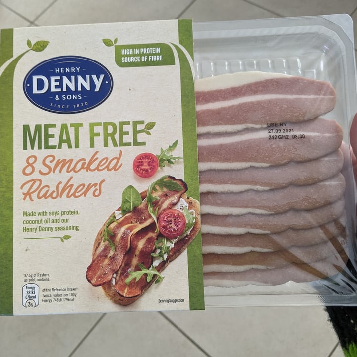 photo of Denny 8 Smoked Rashers shared by @irishveganjo on  25 Sep 2021 - review