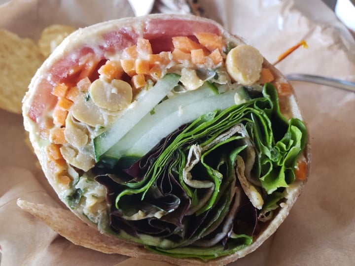 photo of Wailuku Coffee Company Chickpea Wrap shared by @drmholmberg on  03 Jan 2020 - review