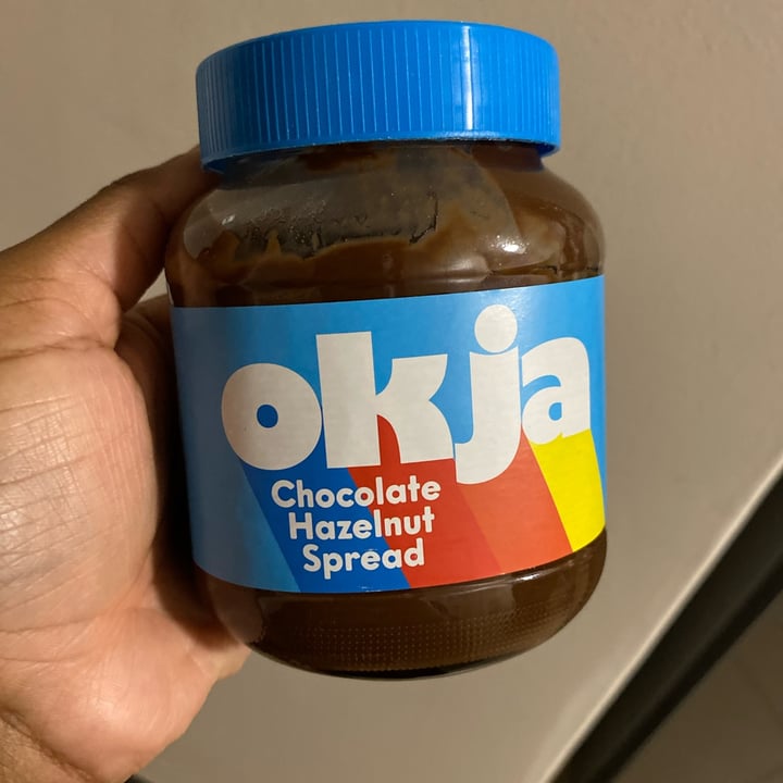 photo of okja Chocolate Hazelnut Spread shared by @earthlovingerin on  18 Nov 2022 - review