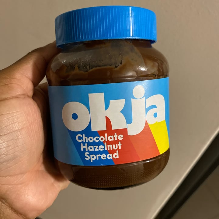 review photo of okja Chocolate Hazelnut Spread shared by @earthlovingerin on 18 Nov 2022 - review
