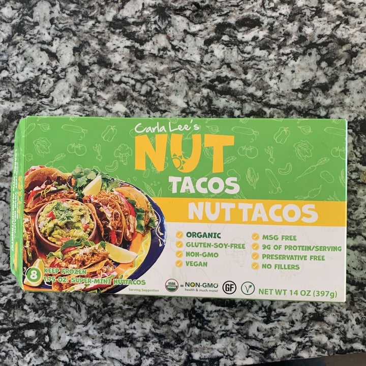 photo of Carla Lee’s NutBurgers® Carla Lee’s Nut Tacos shared by @macylenertz on  03 Apr 2020 - review