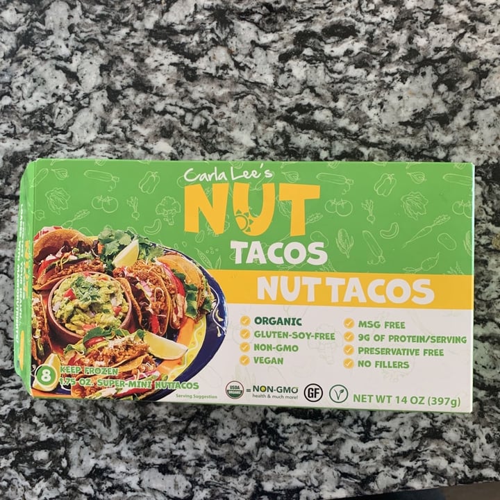 review photo of Carla Lee’s NutBurgers® Carla Lee’s Nut Tacos shared by @macylenertz on 03 Apr 2020 - review