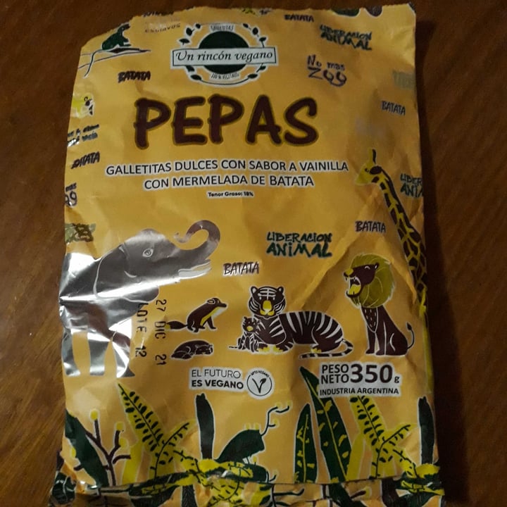 review photo of Un Rincón Vegano Pepas Galletitas Dulces con Sabor a Vainilla con Mermelada de Batata shared by @aylu1 on 21 May 2021 - review