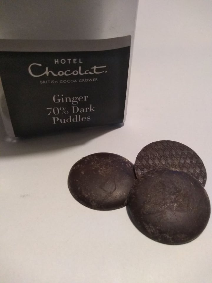photo of hotel chocolat Dark Chocolate & Ginger Puddles shared by @cynotherium on  27 Mar 2019 - review