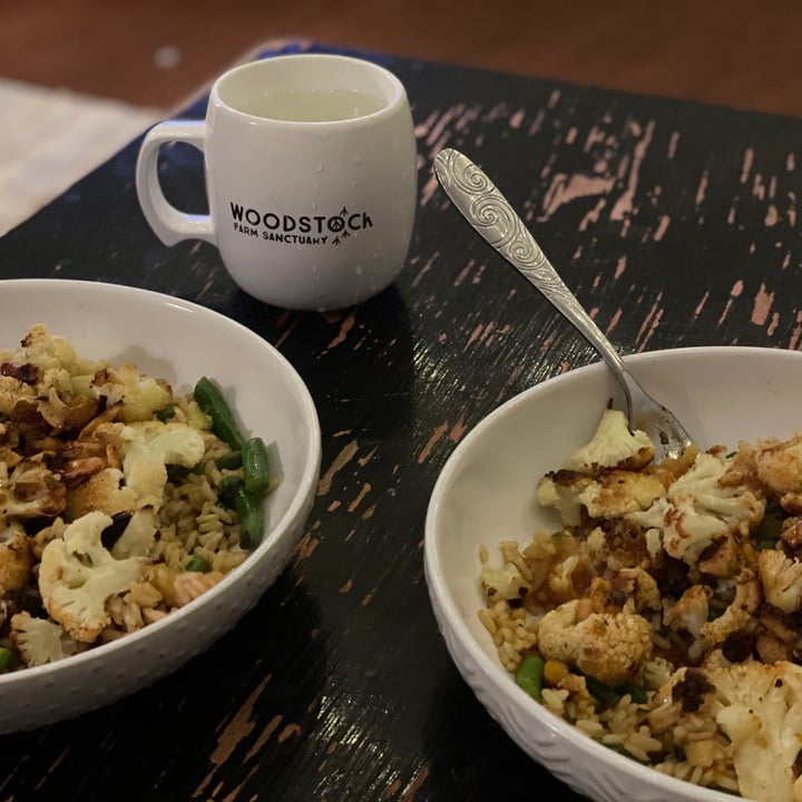 review photo of Purple Carrot Tamarind Cauliflower with Gingered Fried Rice and Cashews shared by @emilystrong221 on 11 Mar 2021 - review