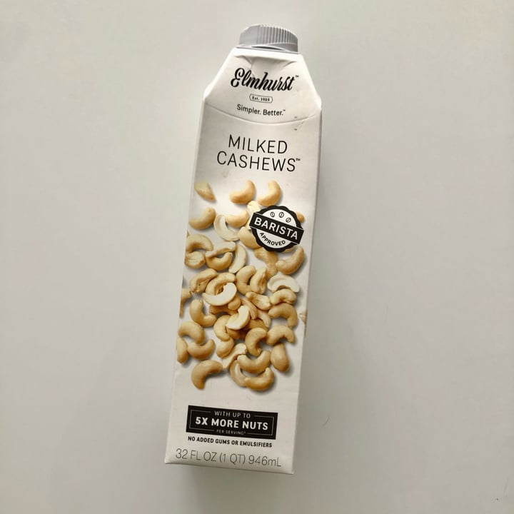 photo of Elmhurst 1925 Milked Cashews Unsweetened shared by @mrx on  29 Oct 2021 - review