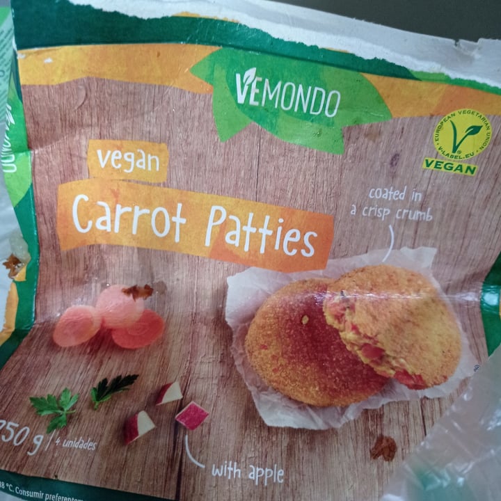 photo of Vemondo carrot patties shared by @isabeletta on  23 Apr 2022 - review