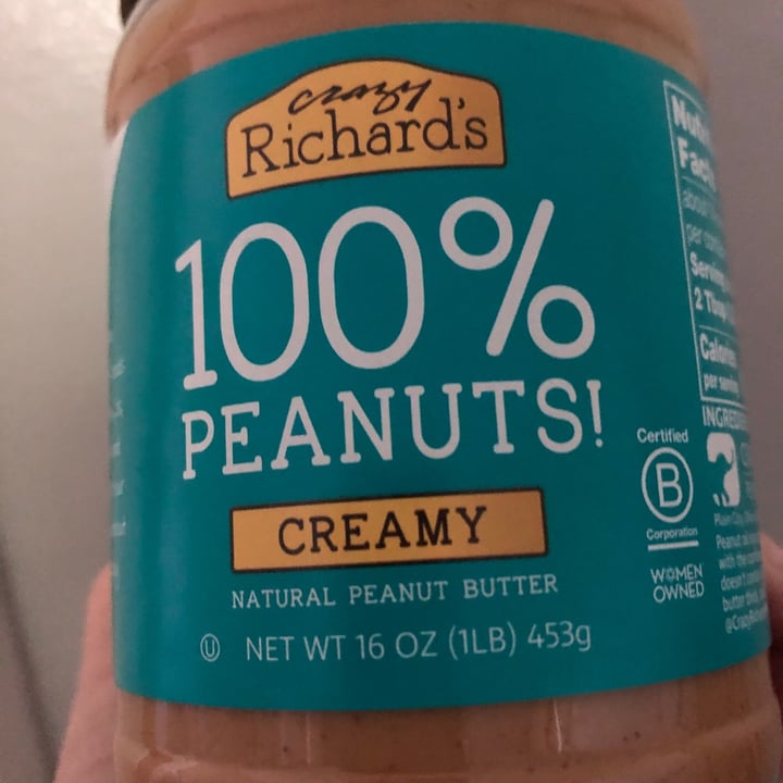 photo of Crazy Richard's Creamy Peanut Butter shared by @karenasp on  07 Jun 2020 - review