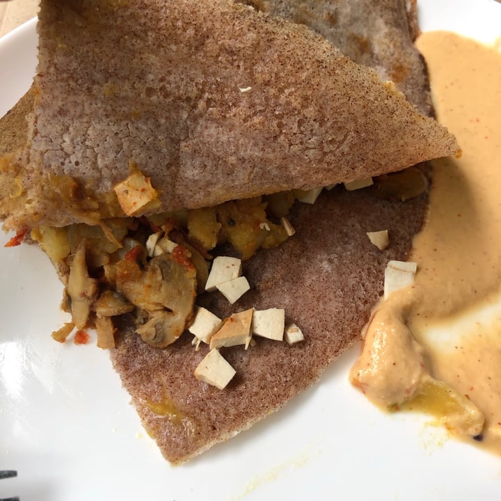 photo of Veganza Café Mushroom Tofu Dosa shared by @annbience on  05 Aug 2020 - review