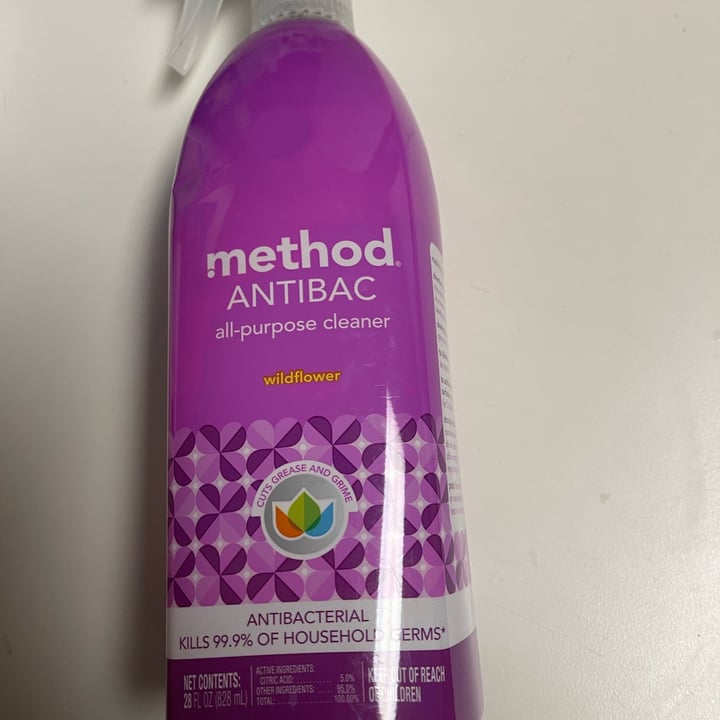 photo of method ANTIBAC all-purpose cleaner shared by @courtlynn on  03 Nov 2021 - review