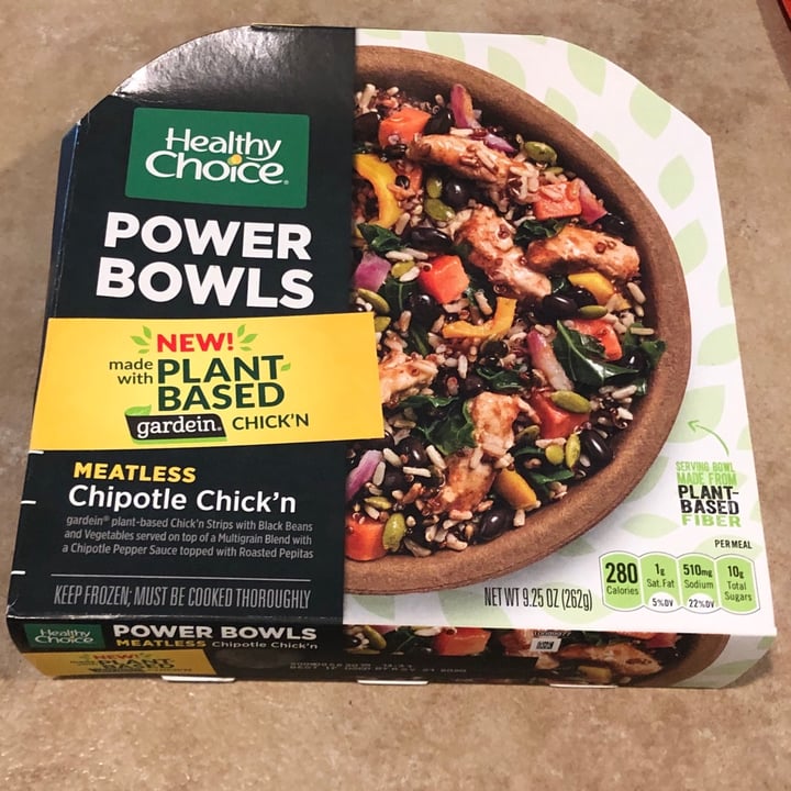 photo of Healthy Choice Chipotle Chick’n with Gardein shared by @leisa on  19 Jun 2020 - review