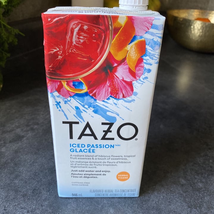 photo of Tazo Iced Passion shared by @veganmika on  02 Jun 2021 - review