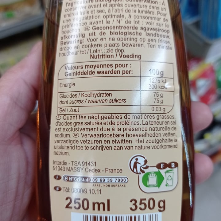 review photo of Carrefour Bio Sirope de ágave shared by @vaniabarberan on 09 May 2022 - review