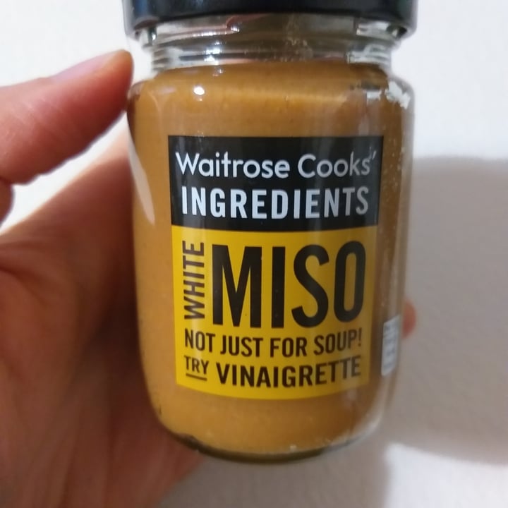 photo of Waitrose White Miso shared by @carlakaralis on  09 Apr 2022 - review