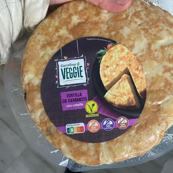 photo of Carrefour Veggie Tortilla De garbanzos shared by @susana01 on  25 Oct 2022 - review