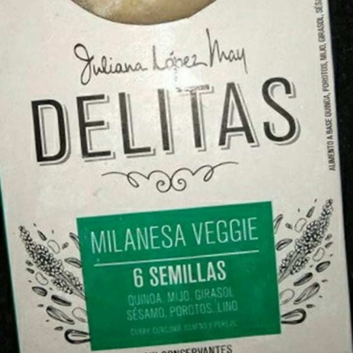 photo of Delitas By Juliana Lopez May Milanesa veggie 6 semillas shared by @juaxx on  23 Aug 2020 - review