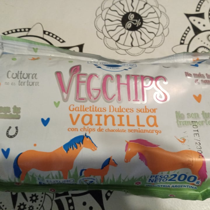 photo of Un Rincón Vegano Vegchips Galletitas Dulce sabor Vainilla shared by @brownielau on  04 Aug 2020 - review